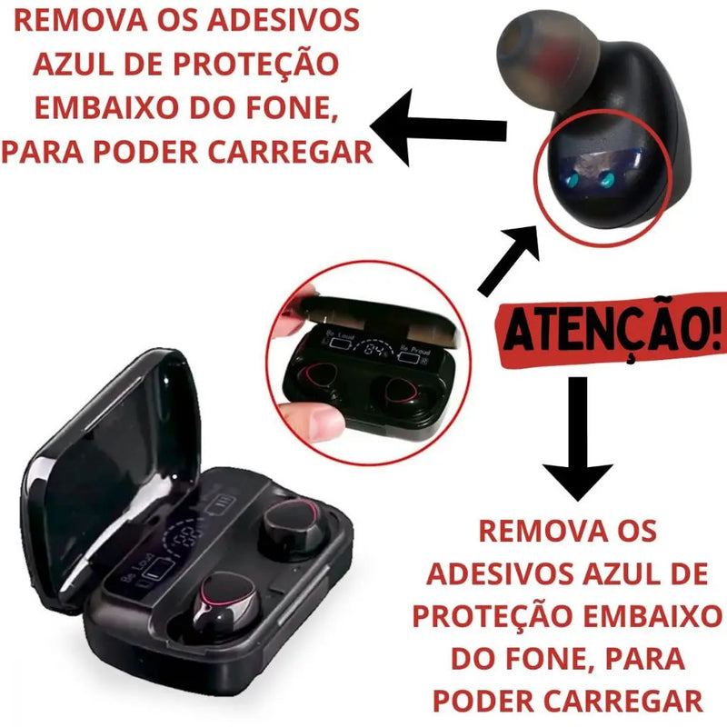 Fone Sem Fios M10: Tecnologia e Conforto em Suas Mãos